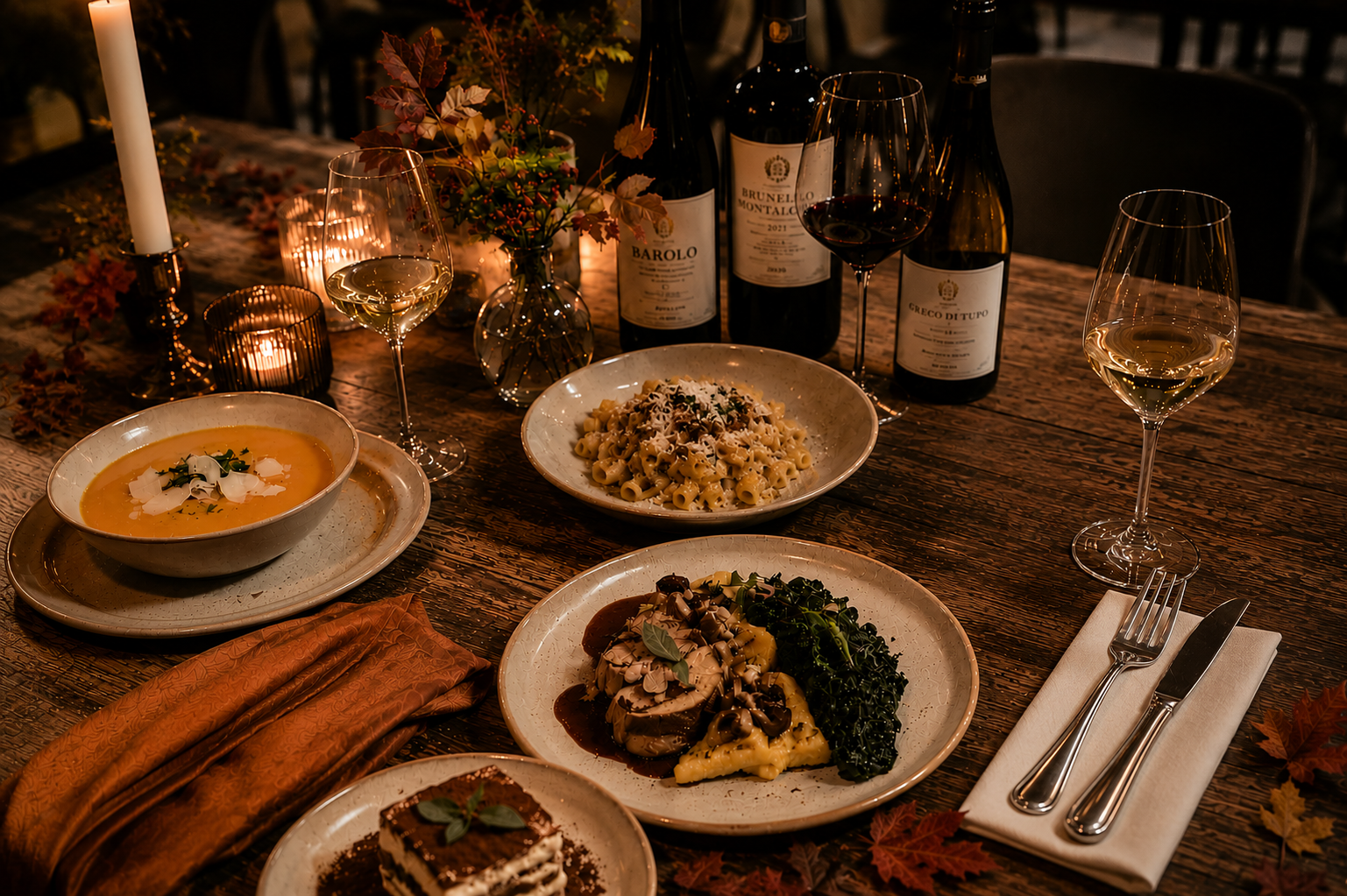 Bourgondisch herfstdiner